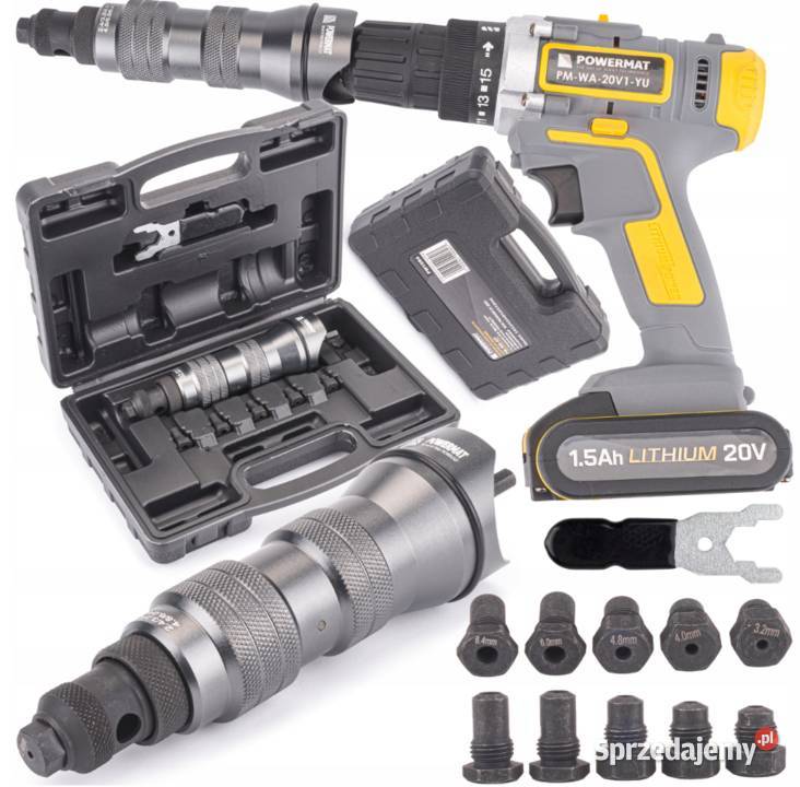 Nitownica na WKRĘTARKĘ Adapter Do Nitów Katowice