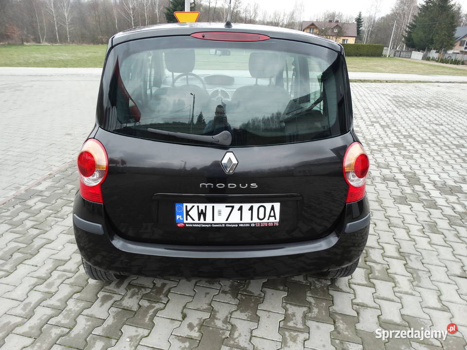 Renault Modus 16 16Vbenzyna88 wynajmęwynajem małopolskie Przebieczany auto wynajem