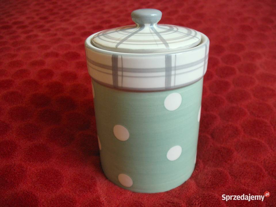 Ceramiczny pojemnik z pokrywką 135 x 11 z wielokolorowy Pozostałe Siedlce sprzedam