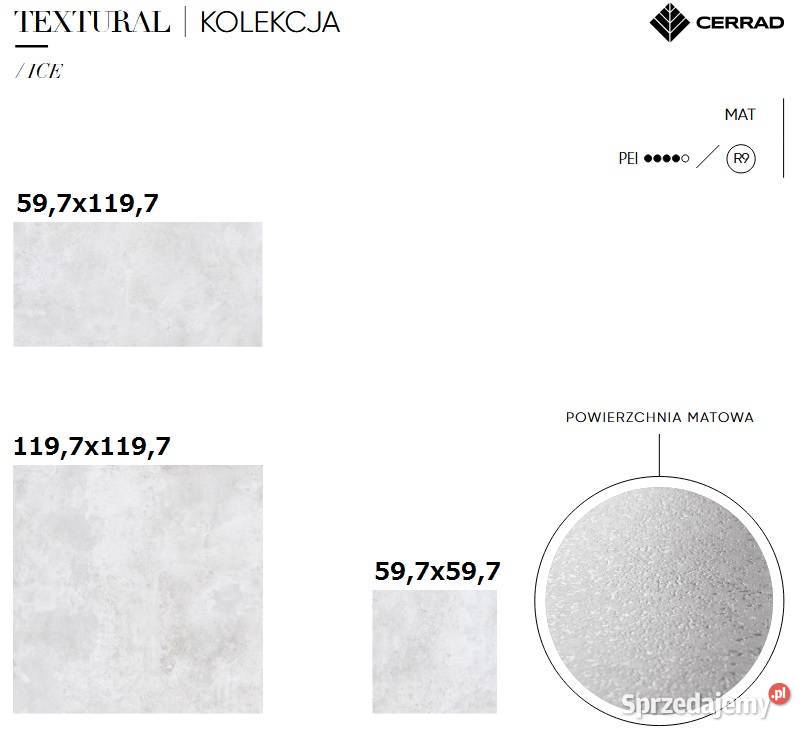 gres 60x60 60x120 120x120 textural matowy cerrad Gorzów Wielkopolski