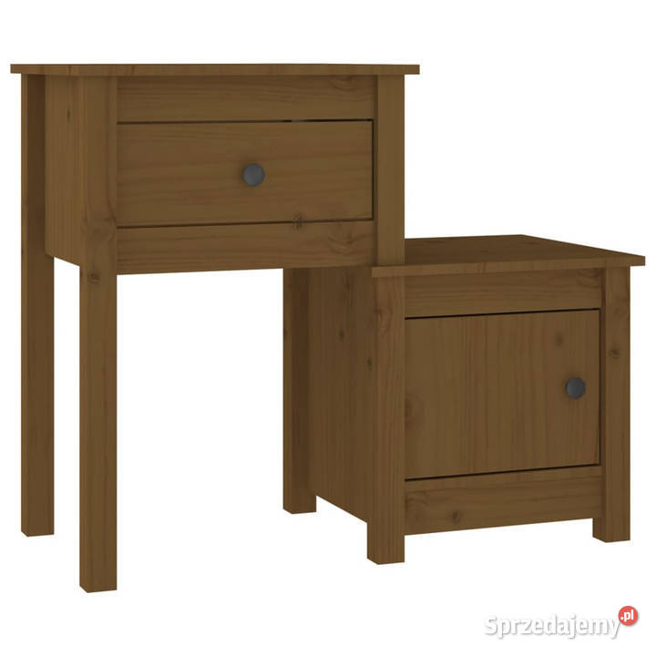 Szafka nocna miodowy brąz 795x38x655 lite drewno Warszawa