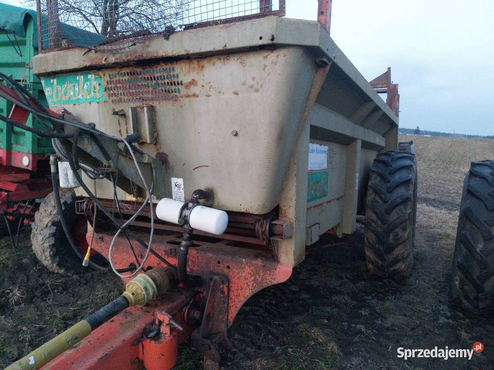 Rozrzutnik obornika Leboulch Maxi 10 do poprawek uszkodzony Brodnica sprzedam
