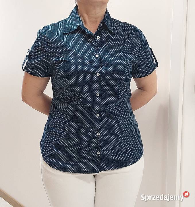 Bluzka koszula granatowa S 36 Peek Cloppenburg Warszawa