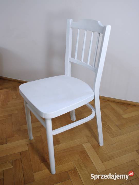Krzesło białe farba olejna matowa Gdańsk sprzedam