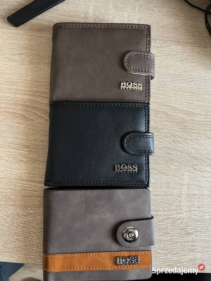Skórzany Portfel Męski Portfele HUGO BOSS Armani Wrocław