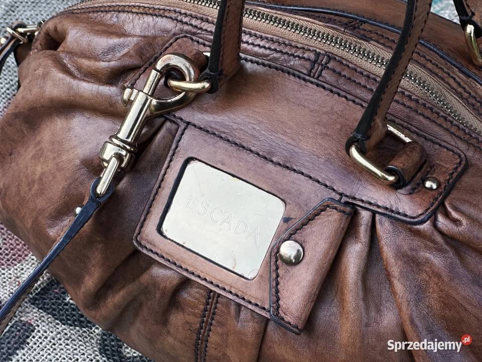 Torebka Escada Vintage Stan Idealny Renowacji 40cm mazowieckie Warszawa