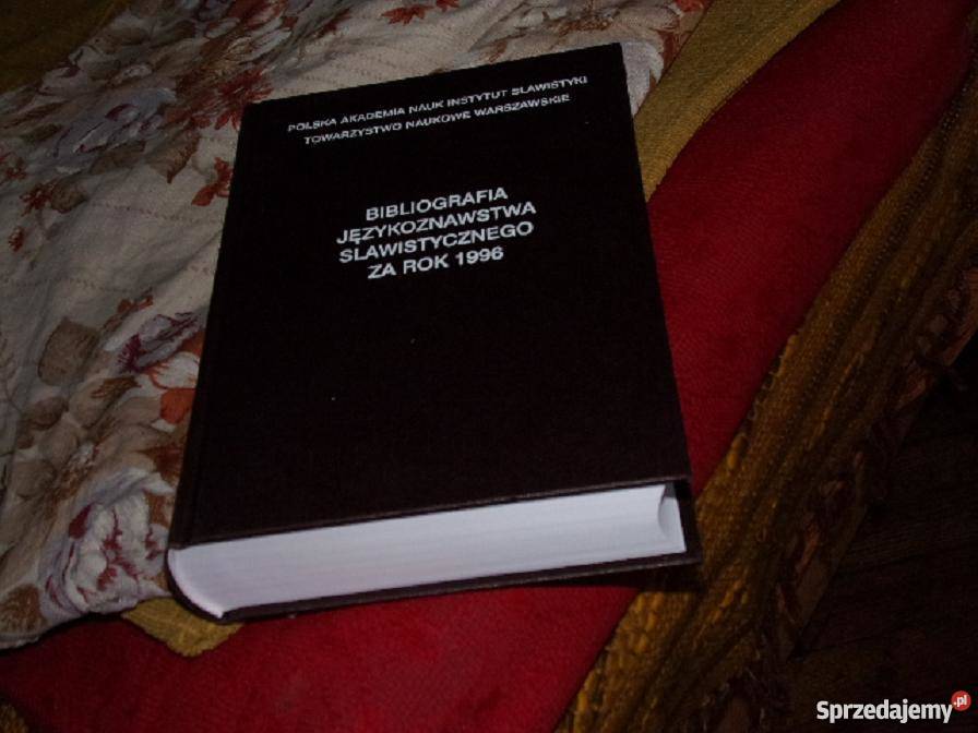 Bibliografia językoznawstwa słowiańskiego 1996 Kraków