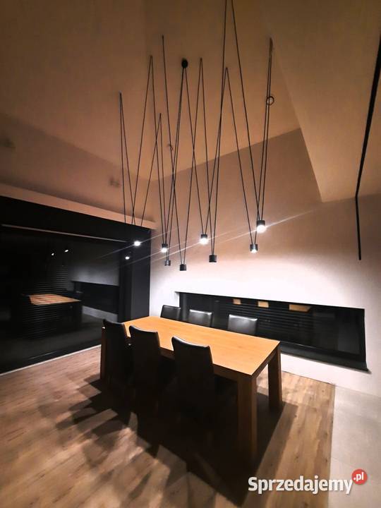 Lampa wisząca ABRA LED na antresolę czarny Oświetlenie podkarpackie Rzeszów