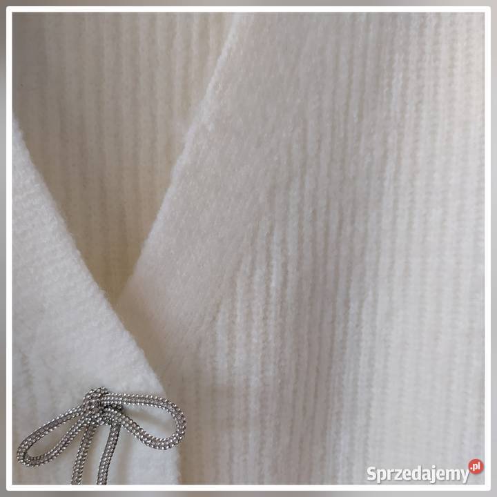 Sweter rozpinany XS do S kardigan Bez wzoru