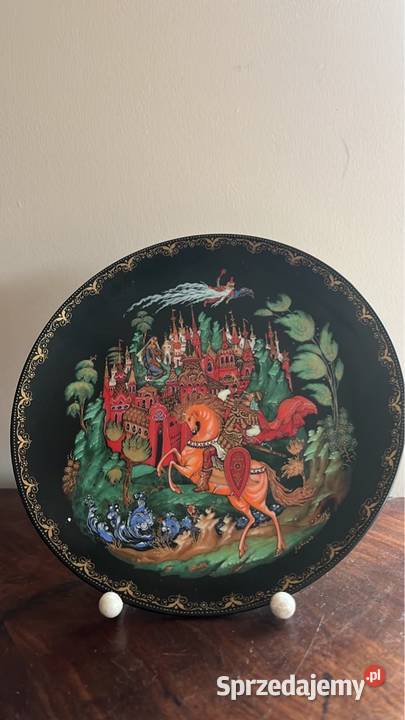 Bajkowy talerz do powieszenia Dzieło artysty pomorskie Gdańsk
