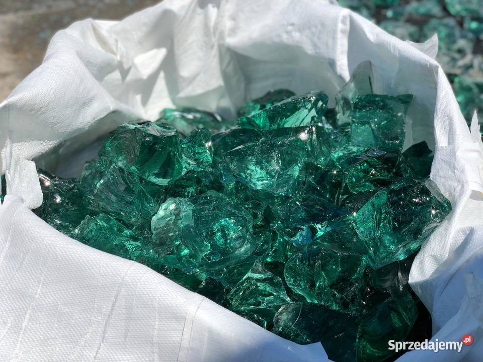 Bryły szklane bryła szklana lawa szklana kamień łódzkie Grabica