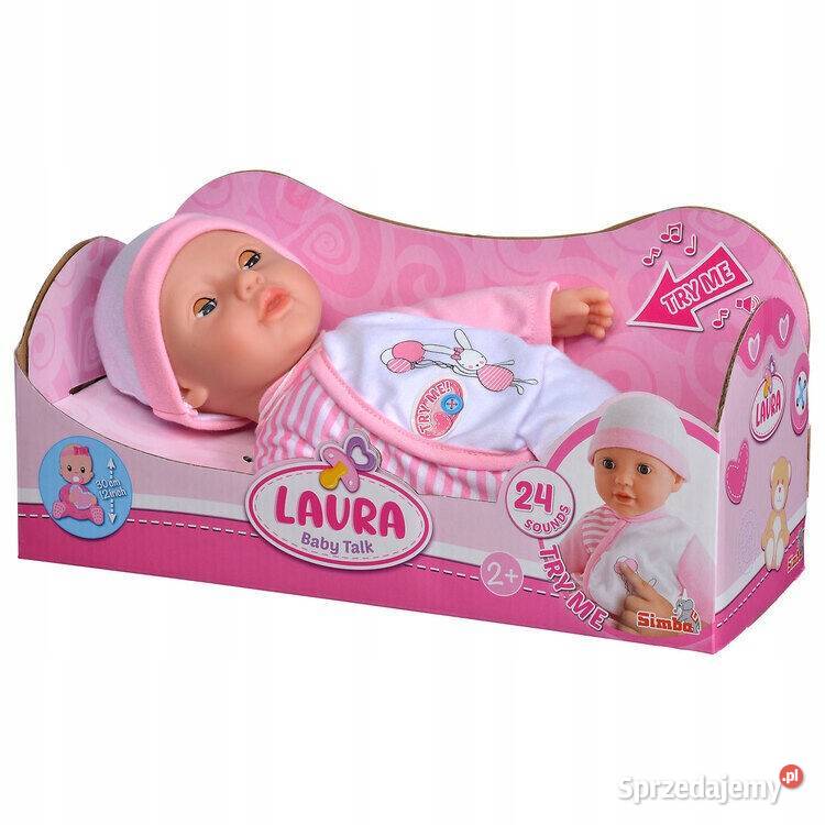 Lalka Laura My Love Baby Talk 24 Dźwięki 30 Lalki i akcesoria Brzozów sprzedam