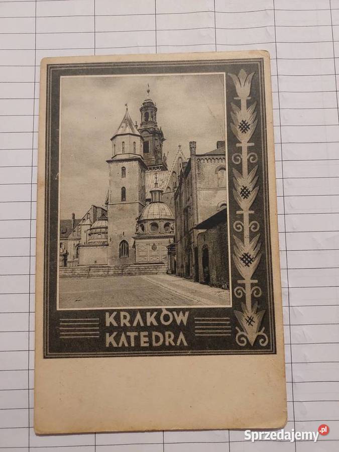 Stara pocztówka kartka pocztowa widokówka Kraków Tczew