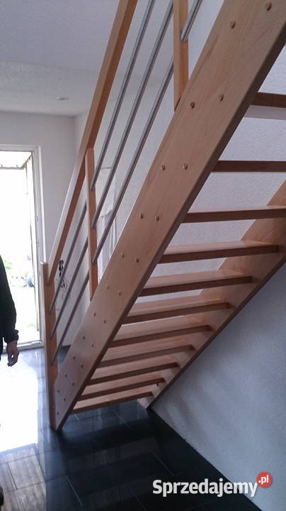 Schody drewniane jesionowe stopnie Pozostałe Szczecin