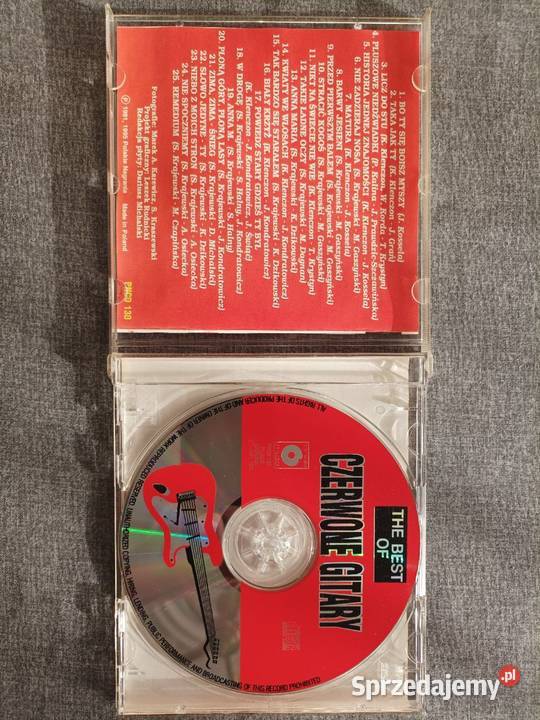 3 Czerwone Gitary THE BEST OF 1 x CD Płyty i kasety Giżycko