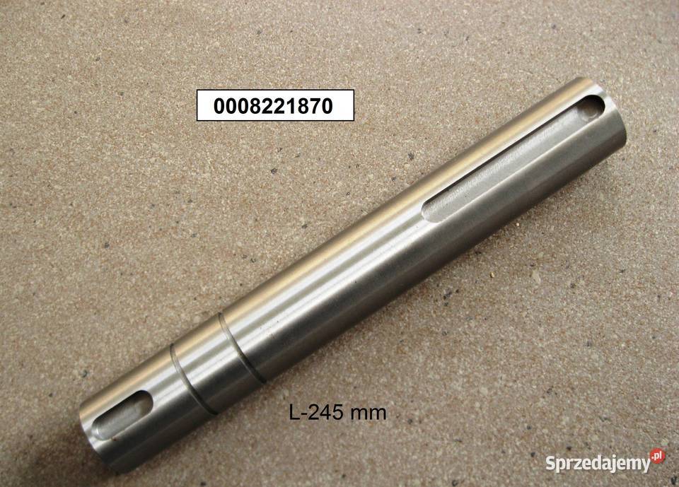 Wałek podajnika lewy na wpust L245 mm fi 35 mm Czekanów sprzedam