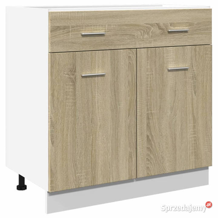Szafka z szufladą dąb sonoma 80x46x815 płyta Warszawa