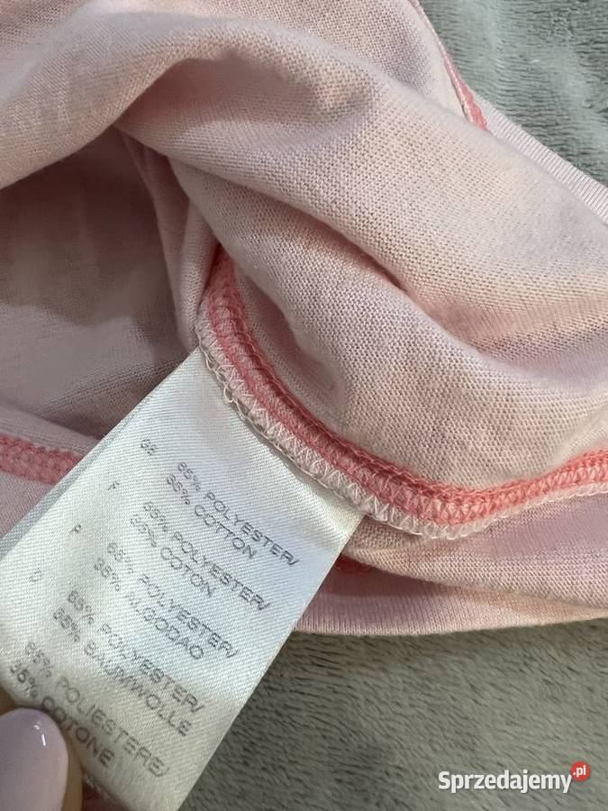 Tshirt koszulka bluzka z krótkim rękawem różowa Jasło