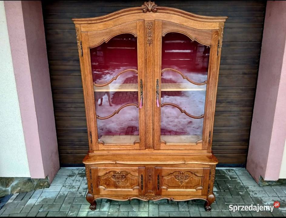 Witryna Ludwikowska Stylowa Biblioteczka Komoda