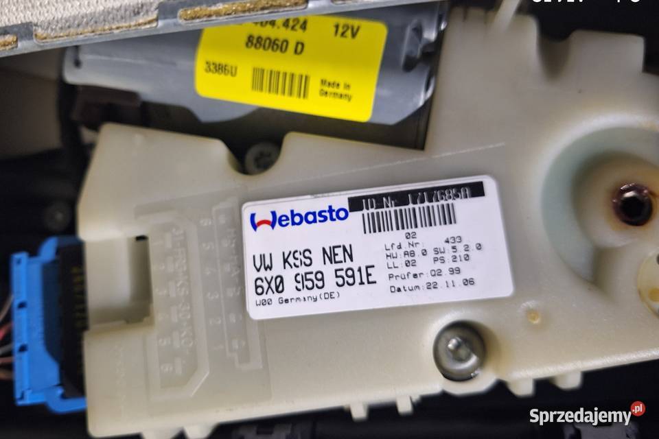 SKODA OKTAVIA II SZYBERDACH 6X0959591E KOMPL Dachy Radom