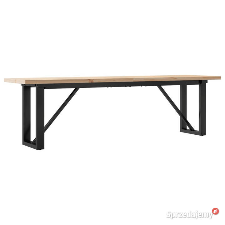 Stolik kawowy z czworokątnymi nogami 160x40x455 mazowieckie Warszawa
