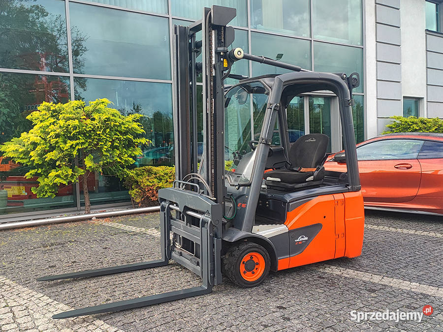 Wózek widłowy elektryczny Linde E16C02 16 t Wózki widłowe