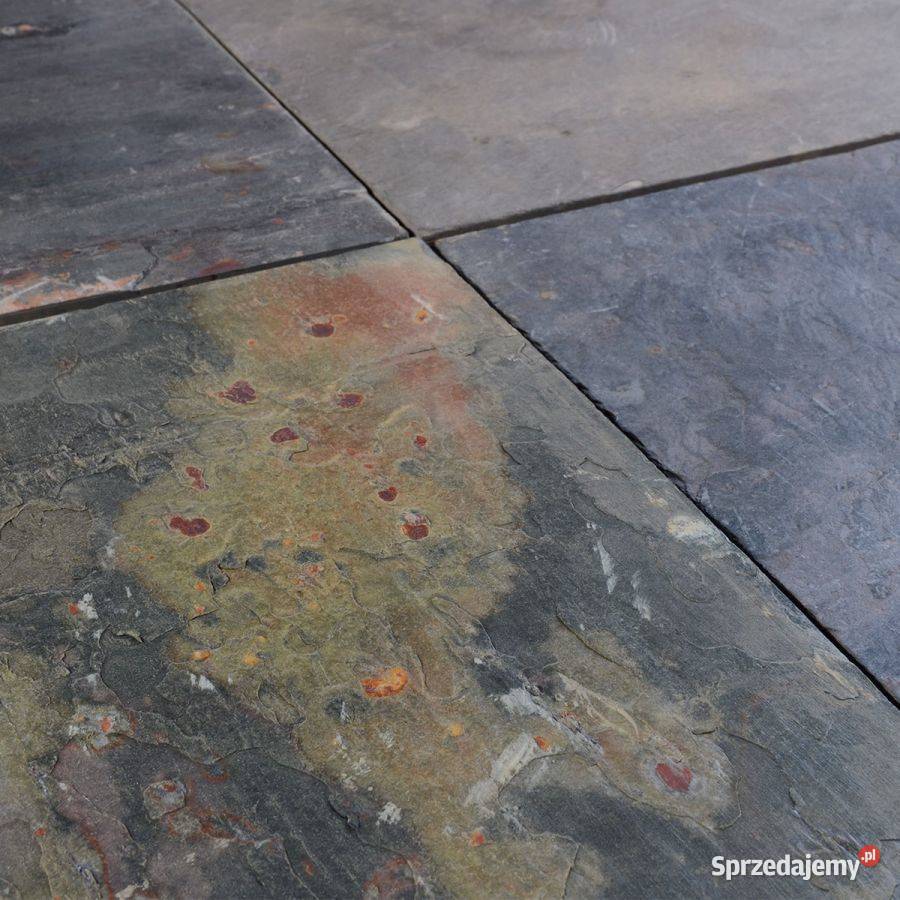 Płytki Łupek Multicolor naturalny 30x30x1 Kraków