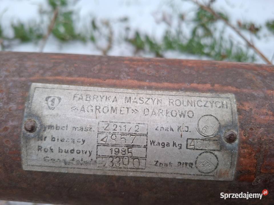 Grabiarka przewracarka grabiarka do siana na 7 nieuszkodzony Pługi