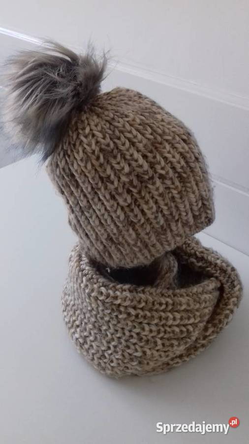 Czapka damska zimowa z kominem do sprzedania Dla kobiet Kraków
