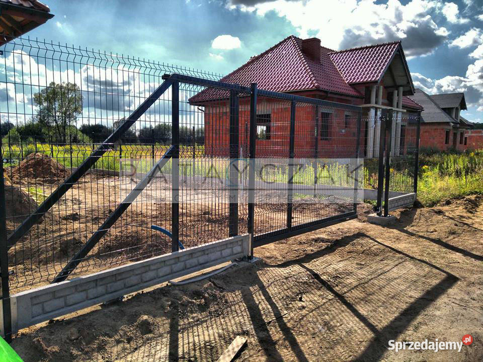 Brama Samonośna Przesuwna 500m Suwana Kolor Gniewkowo