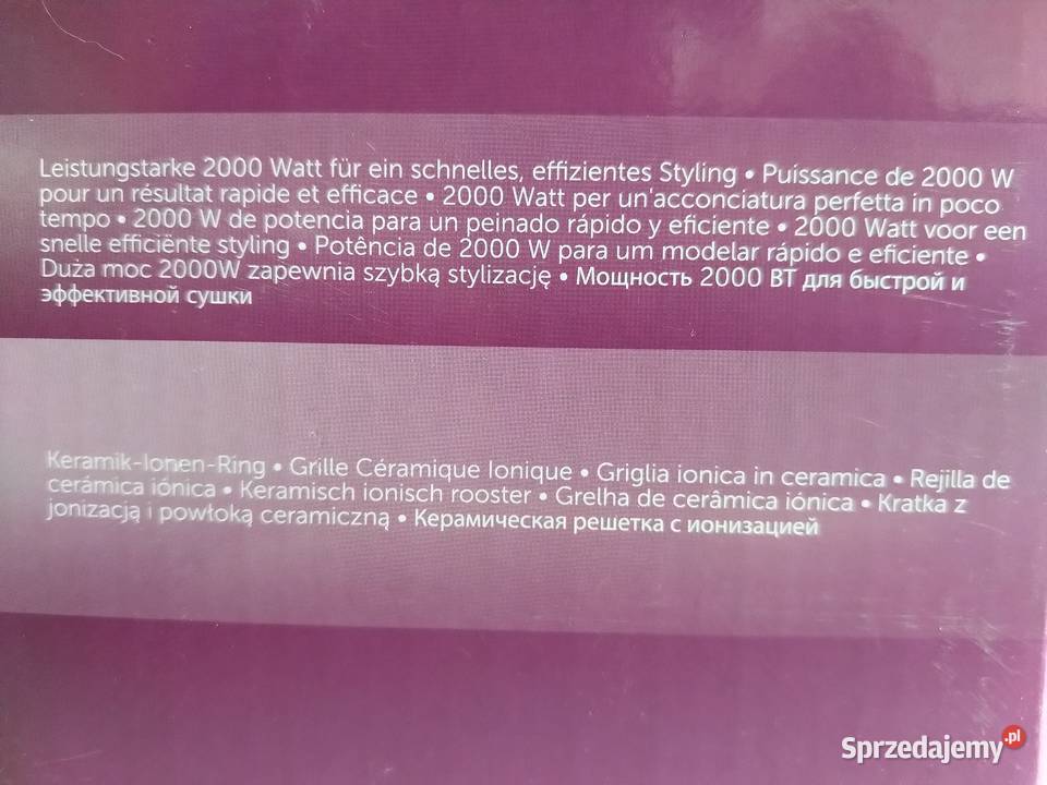 NAJTANIEJ Suszarka Do Włosów 2000W Power Dry śląskie Zabrze