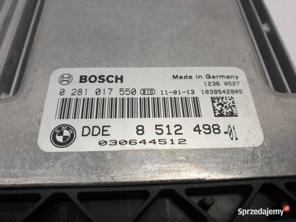 BMW 1 E87 20 D STEROWNIK SILNIKA 0281017550 Rudka