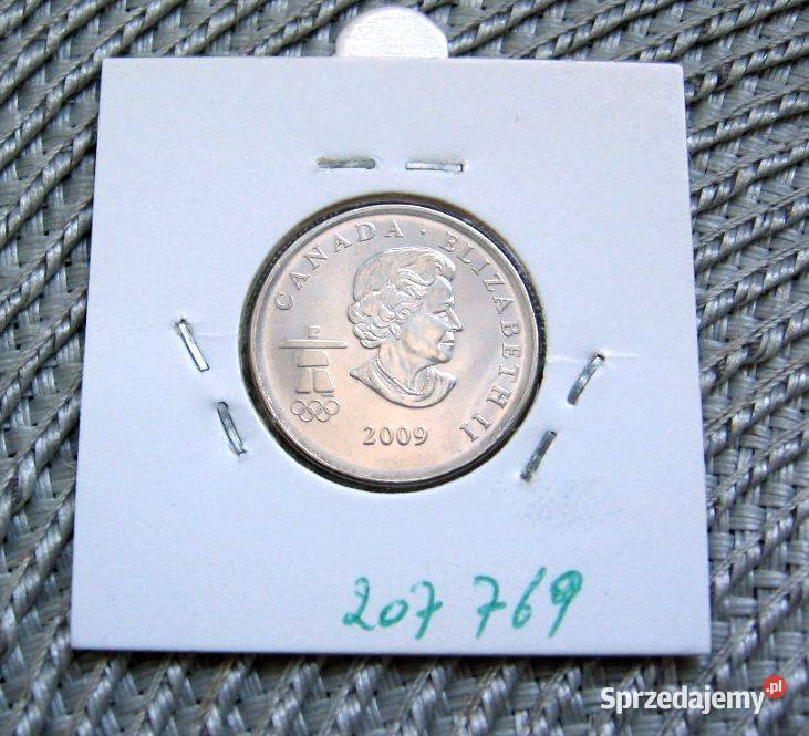 Kanada 25 Cent 2009r Vancouver 2010r Mennicza
