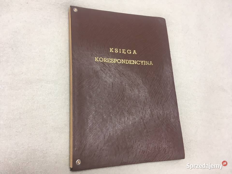 Stara Księga Korespondencyjna PRL rekwizyt