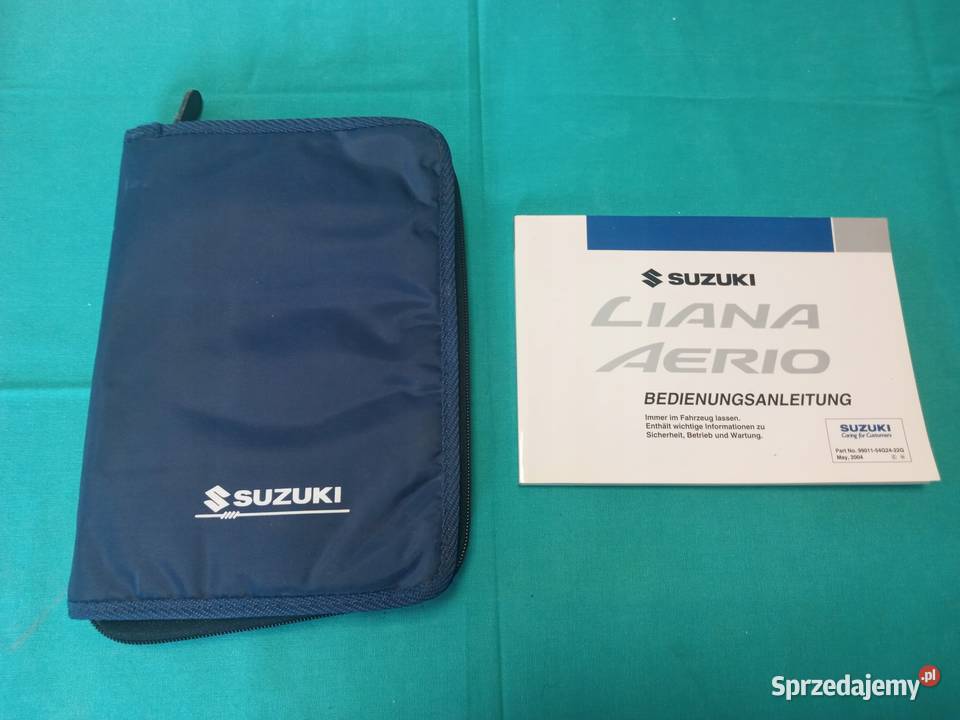 SUZUKI LIANA AERIO Instrukcja Obsługi książka Łódź