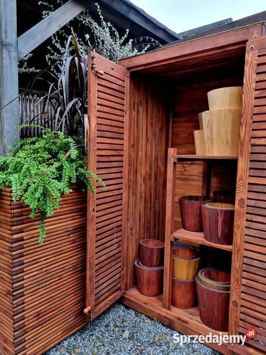 Szafa ogrodowa narzędziowa 3D szafa drewniana Kalety