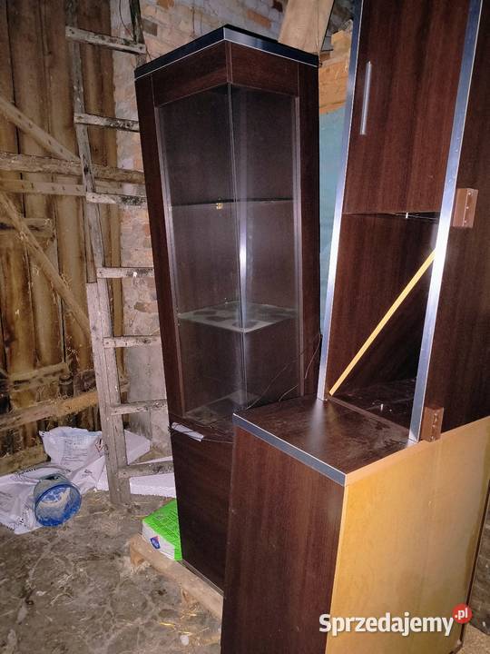 Zestaw komoda słupek stolik RTV komoda Ksawerów