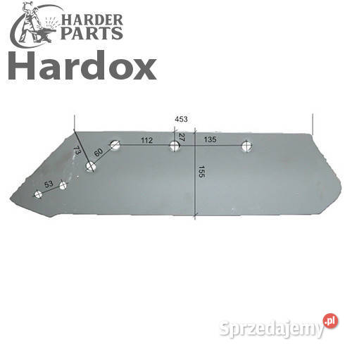 Lemiesz 16 300ha HARDOX 622173L części do pługa Suwałki sprzedam