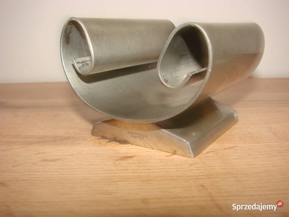 Sheffield Pewterstary cynowy stojak na serwetki pomorskie