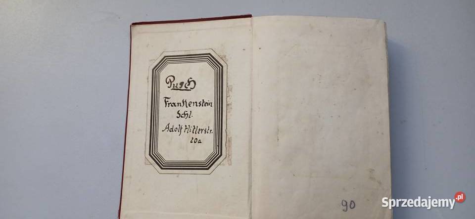 Mein Kampf wydaniez 1940r twarda Ząbkowice Śląskie