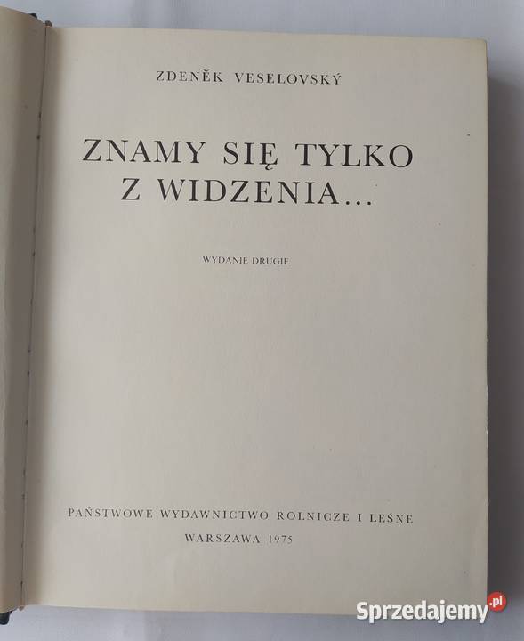 ZNAMY SIĘ Z WIDZENIA Zdenk Veselovsk Hajnówka
