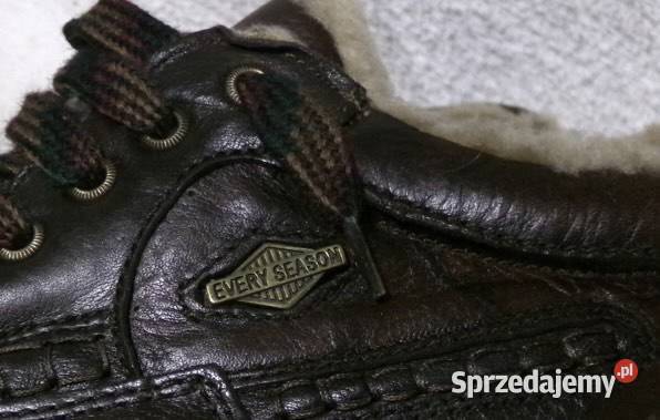 WŁOSKIE BUTY ZE SKÓRY NATURALNEJ 43MOGANO