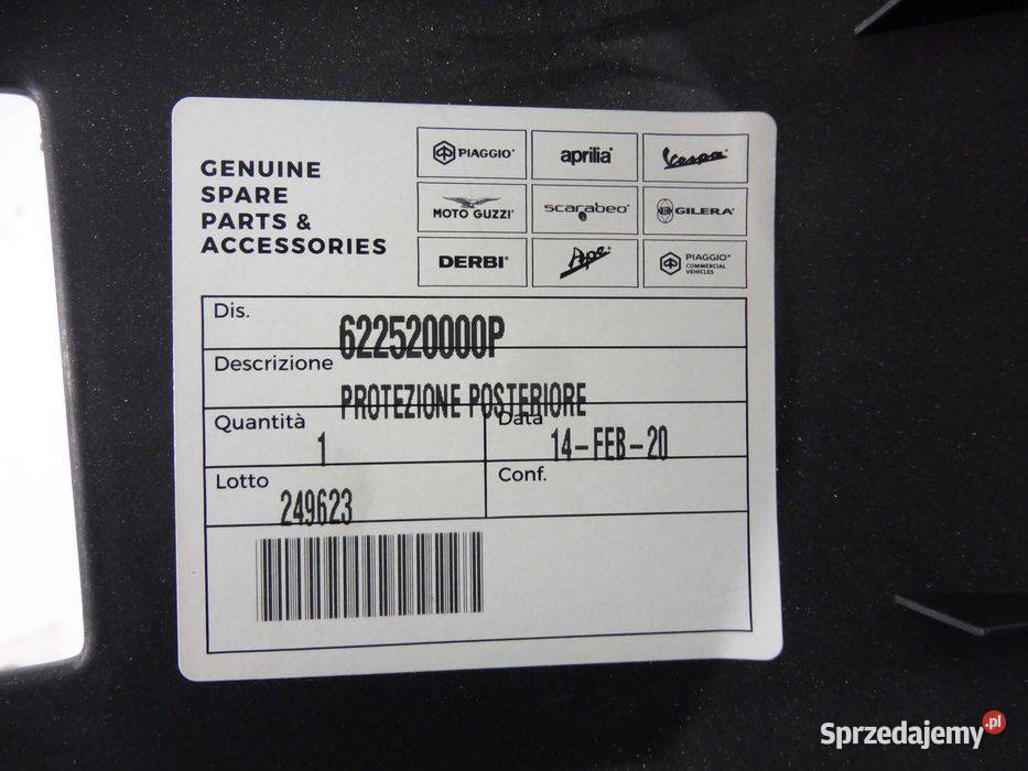 Piaggio Liberty 50 4T 125 150 200 nowy tylny Poznań