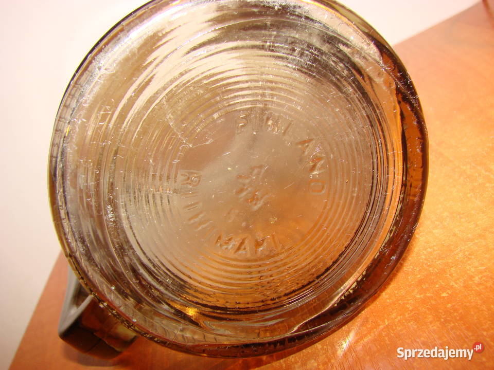 Riihimaki Finland szklany kufel Pruszcz Gdański