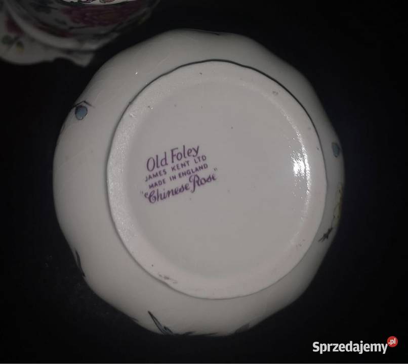 Dzbanek mlecznik Chinese Rose Old Foley James pomorskie