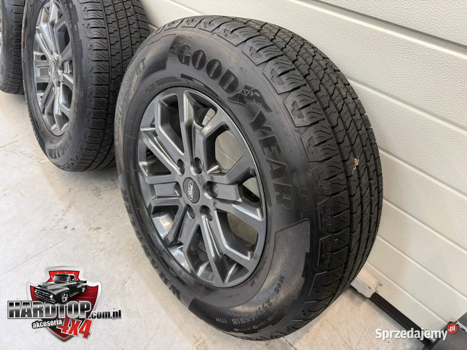 Koła 18 FORD RANGER Opony Goodyear 25565R18 Pasłęk