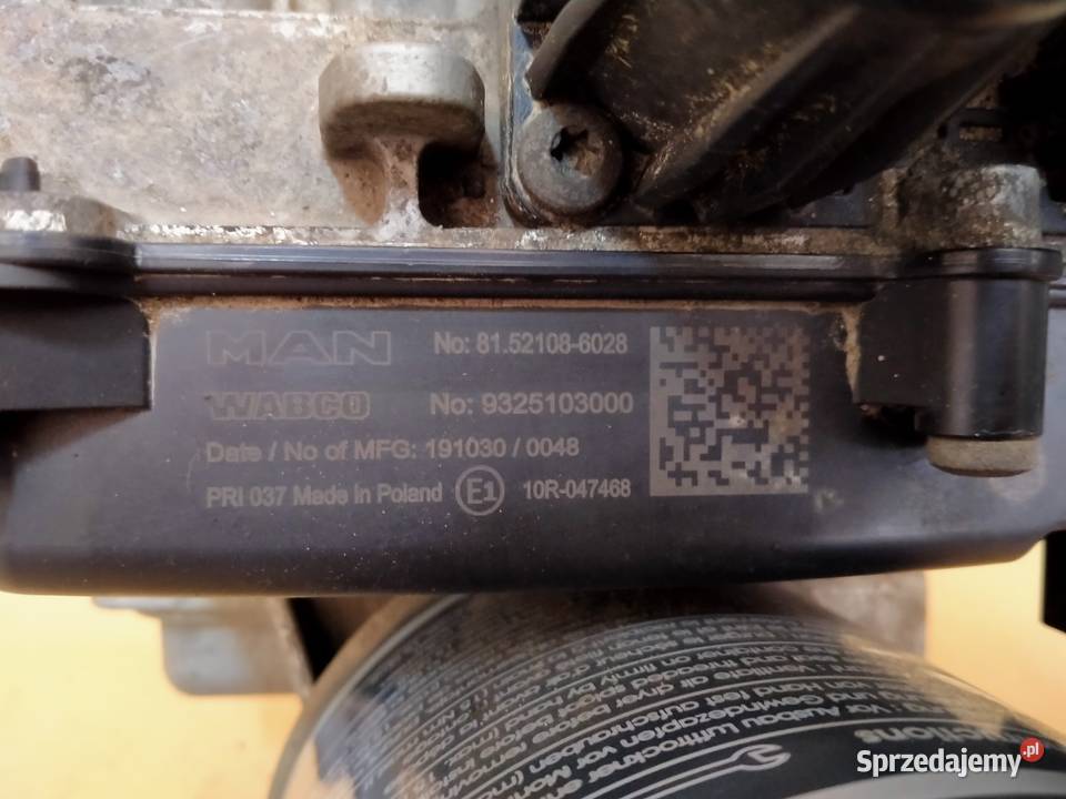 PODSTAWA ZAWÓR OSUSZACZA MAN TGX TGS EURO 6 sprzedam