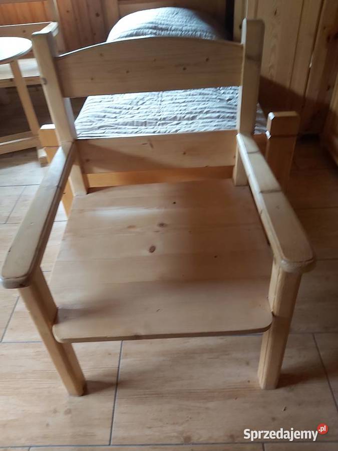 Krzesła drewniane Krynica Zdrój małopolskie Krynica-Zdrój