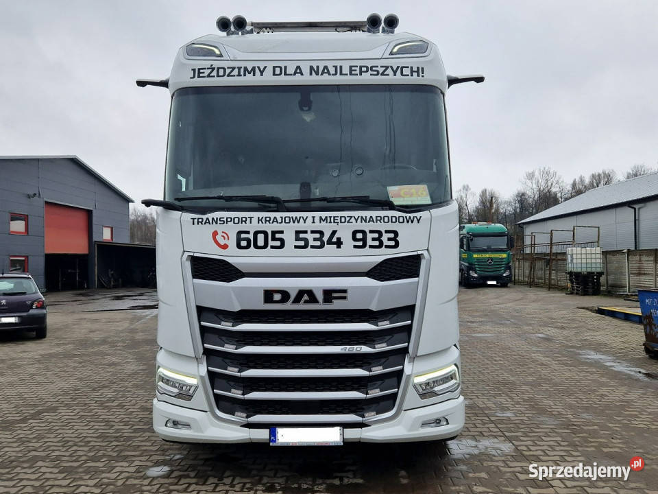 DAF XG 480 CIĄGNIK SIODŁOWY 4x2 ZESTAWA NACZEPA Poręba