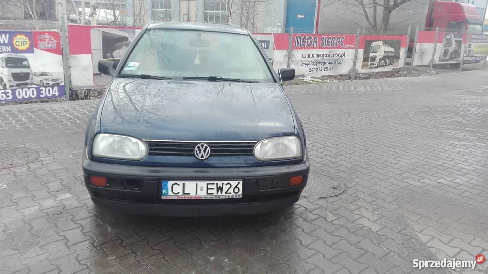 Vw Golf 3 1994 14 z gazem wspoma Hatchback Sierpc